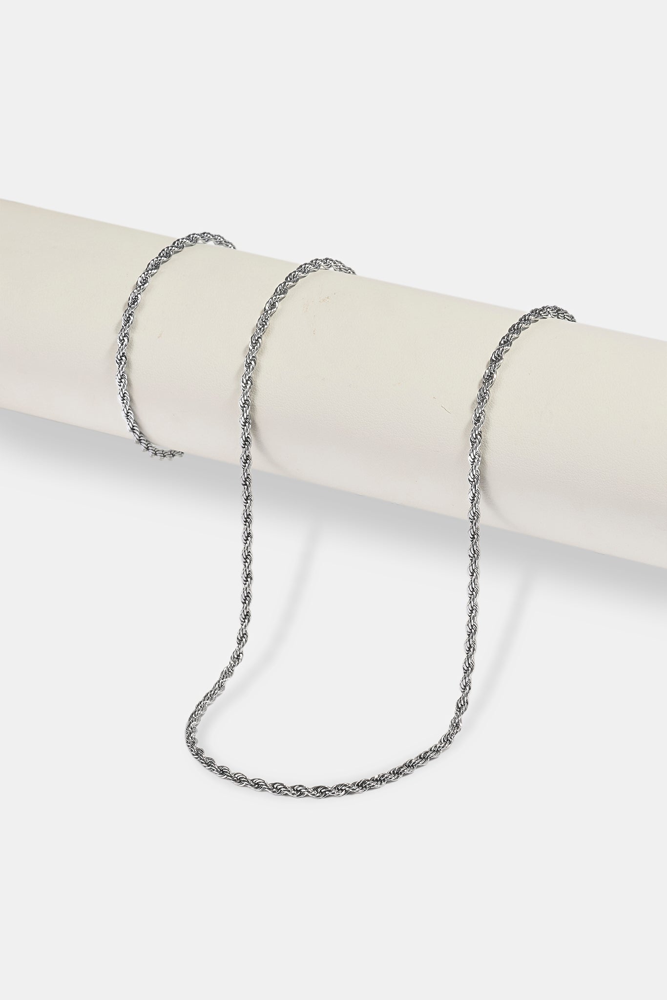 Rope Bracelet & Chain - 3mm - White